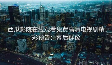 西瓜影院在线观看免费高清电视剧精彩预告：幕后群像