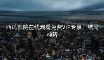 西瓜影院在线观看免费VIP专享：结局神转