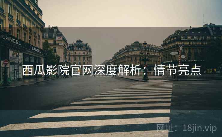 西瓜影院官网深度解析：情节亮点