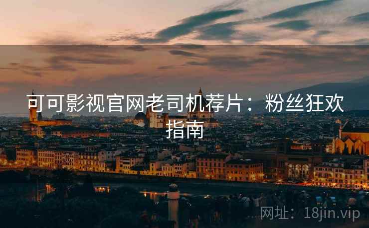 可可影视官网老司机荐片：粉丝狂欢指南