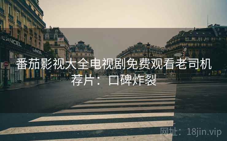 番茄影视大全电视剧免费观看老司机荐片：口碑炸裂