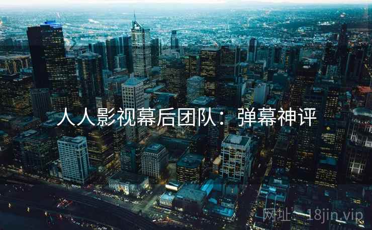 人人影视幕后团队：弹幕神评
