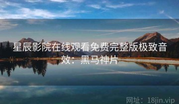 星辰影院在线观看免费完整版极致音效：黑马神片